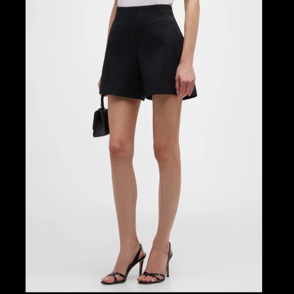 SPANX Black High-Waist Tailored Bermuda Shorts